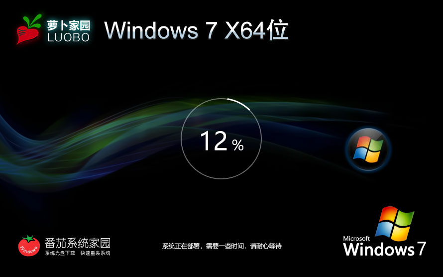 windows7專業(yè)版 蘿卜家園64位系統(tǒng)下載 大神裝機(jī)版 Ghost 鏡像