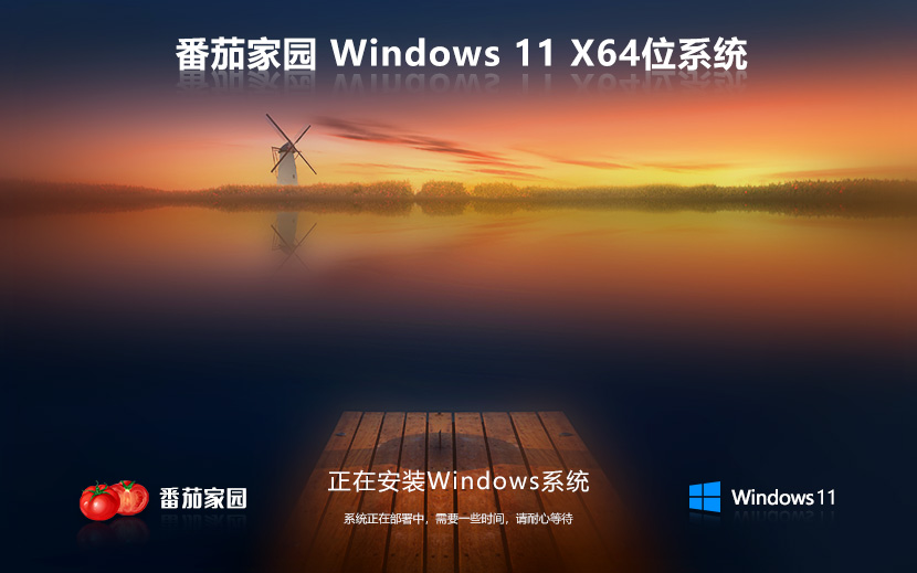 番茄花園win11純凈版 x64位精簡(jiǎn)版下載 免激活工具 ISO鏡像下載