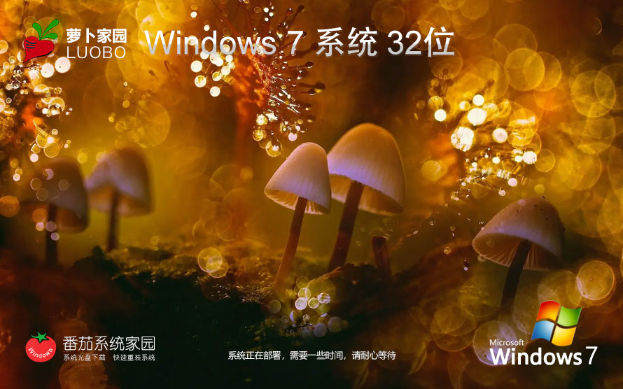 蘿卜家園win7純凈版 ghost系統(tǒng)下載 筆記本電腦專用 x86清爽版下載