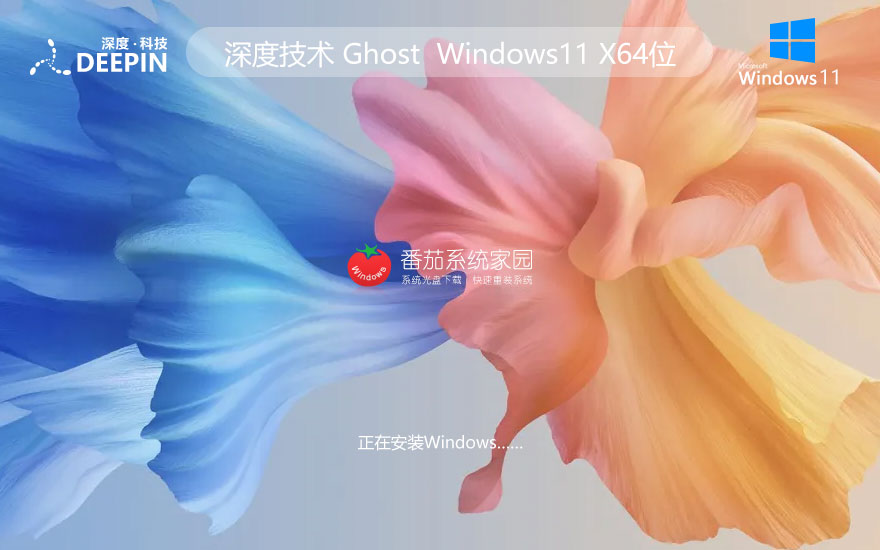 windows11游戲?qū)Ｓ冒嫦螺d 深度技術(shù)x64位裝機版 Ghost鏡像下載 v2023