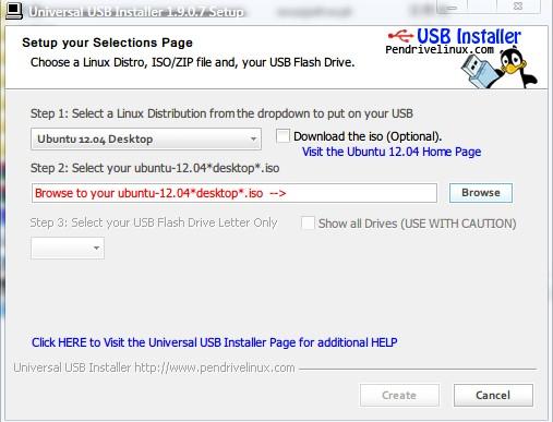 Universal USB Installer 怎么使用？